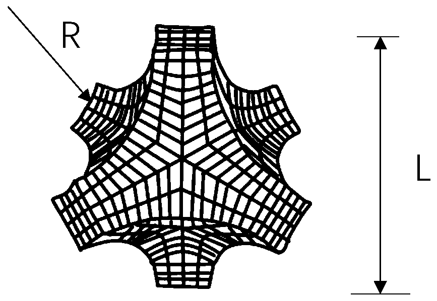 Shoe with negative poisson's ratio effect and design method thereof