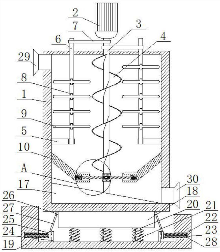 Machine-made sand conditioning agent preparation device