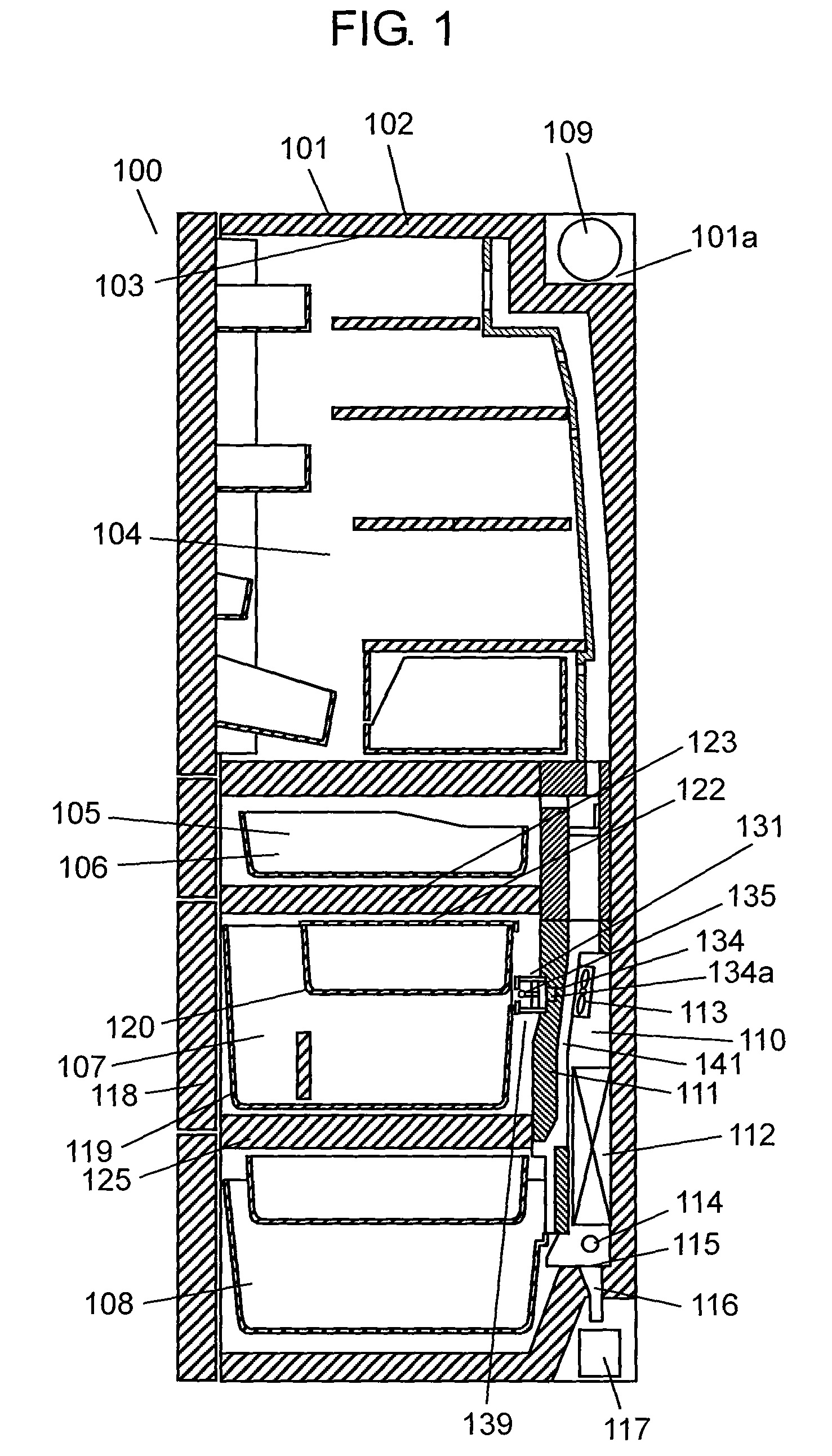 Refrigerator, and electric device