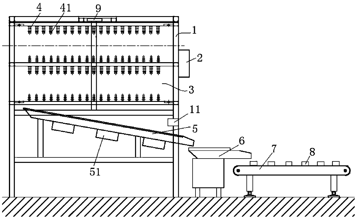 A kind of rice moth egg collection system