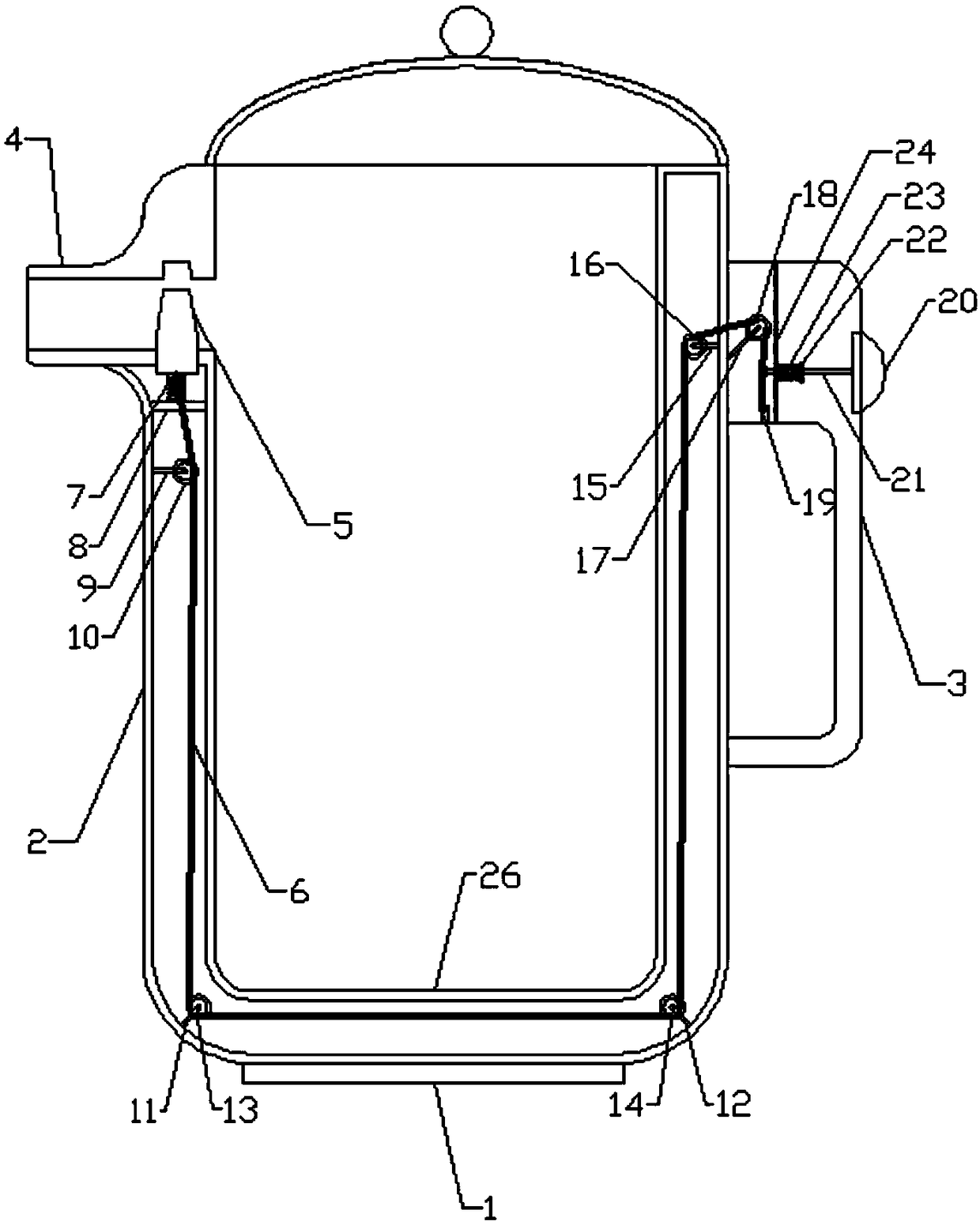 Water outlet control device for tea cup