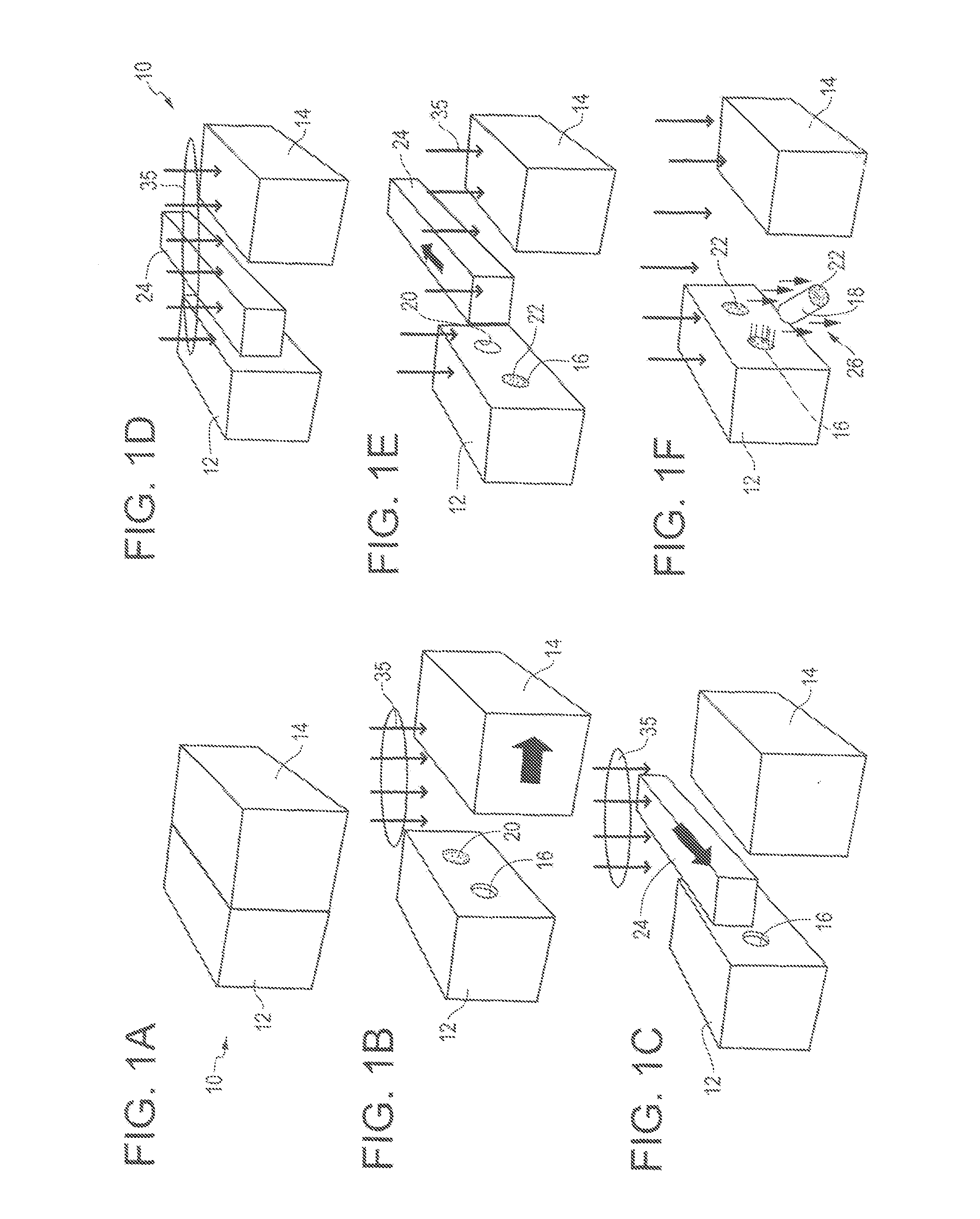 Method for molding and assembling containers with stoppers and filling same