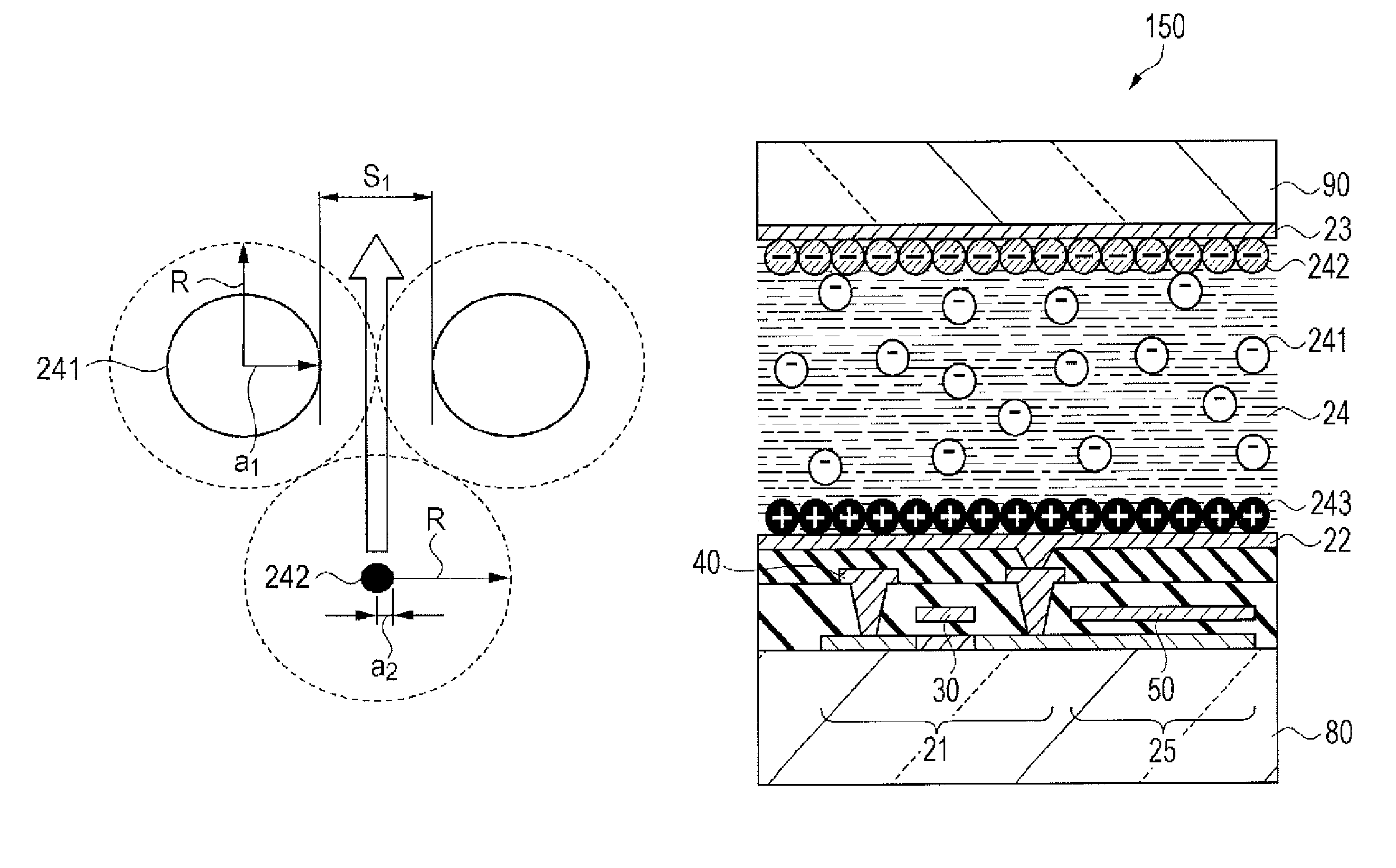 Electrophoretic material, electrophoresis display device, and electronic apparatus