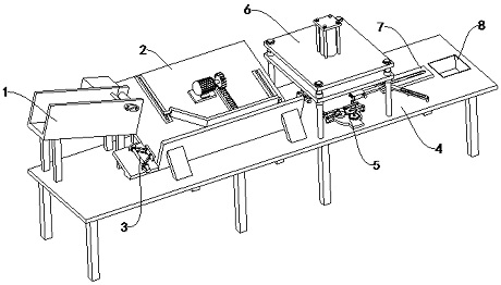 Diode gummed paper pasting device