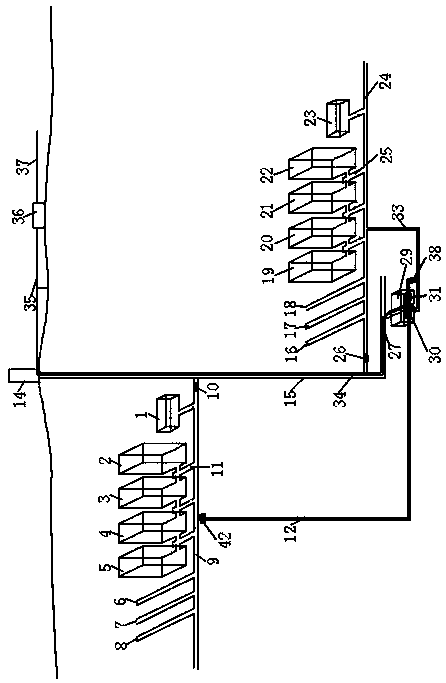 System and method for pumped-storage power generation by using underground goaf and chamber