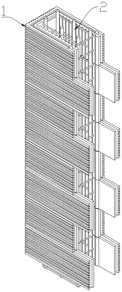Construction equipment and method for fabricated non-dismantling formwork constructional column and ring beam