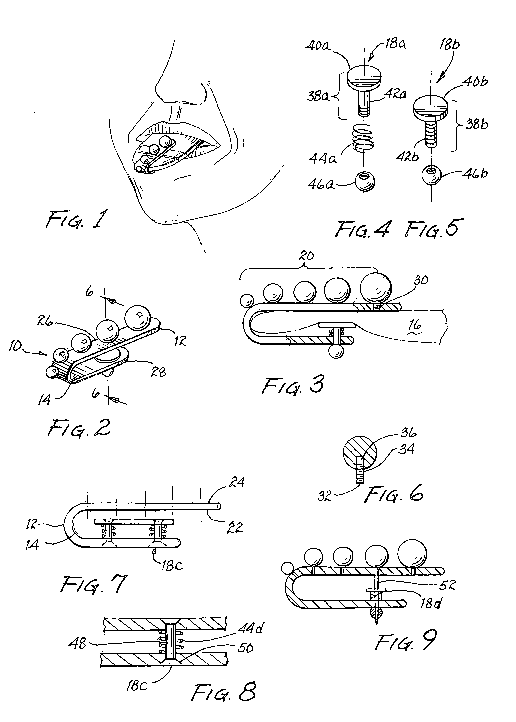 Tongue jewelry clip and method of wearing the same