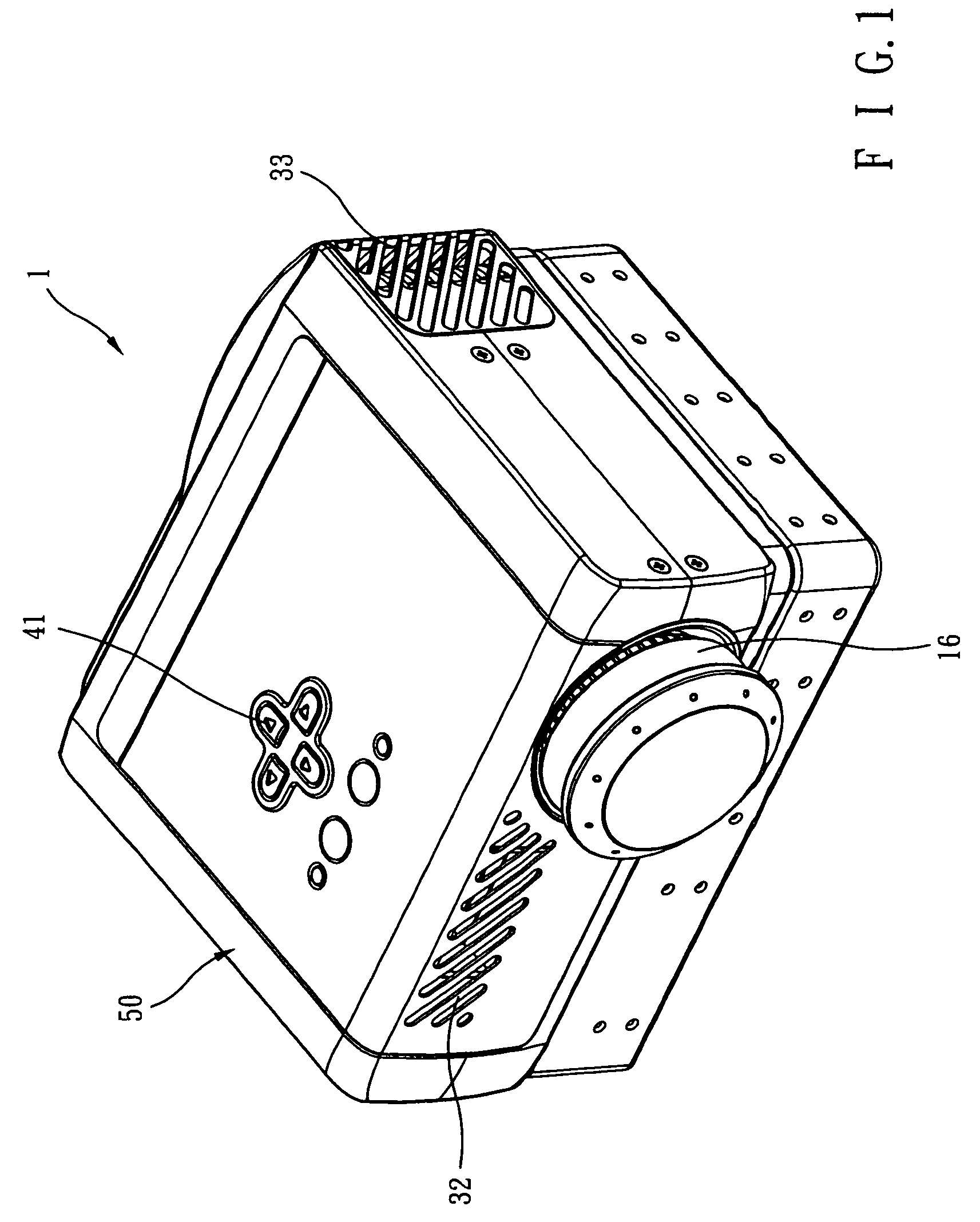 Image projector having a LED light source