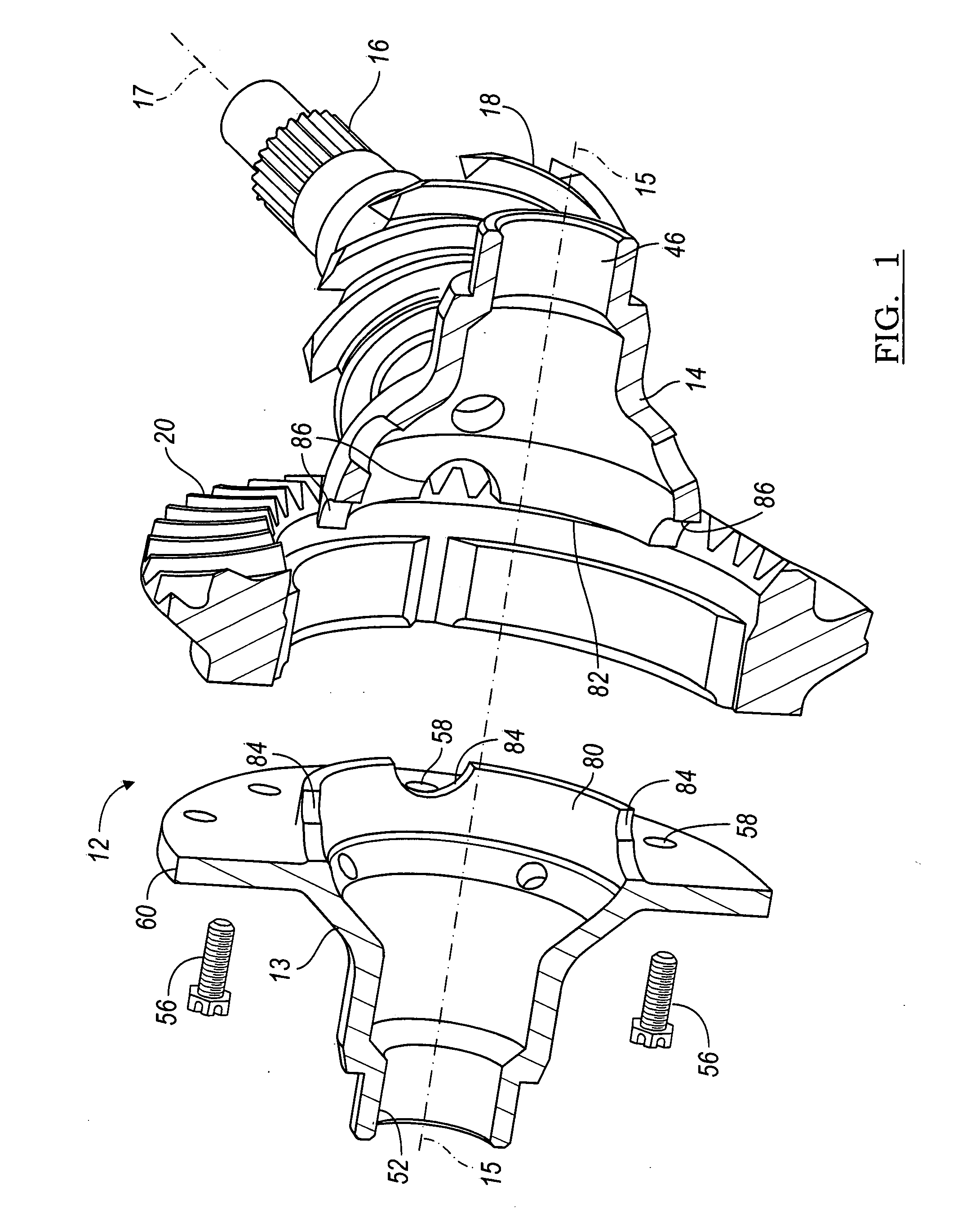 Differential mechanism assembly