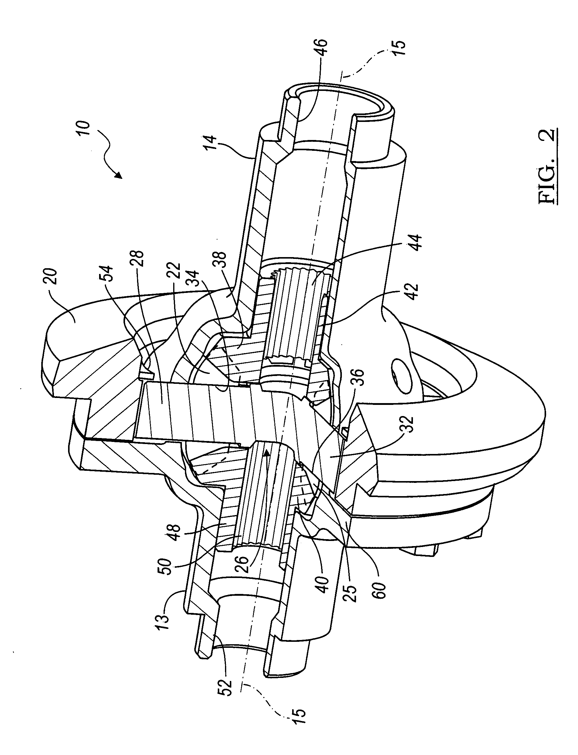 Differential mechanism assembly
