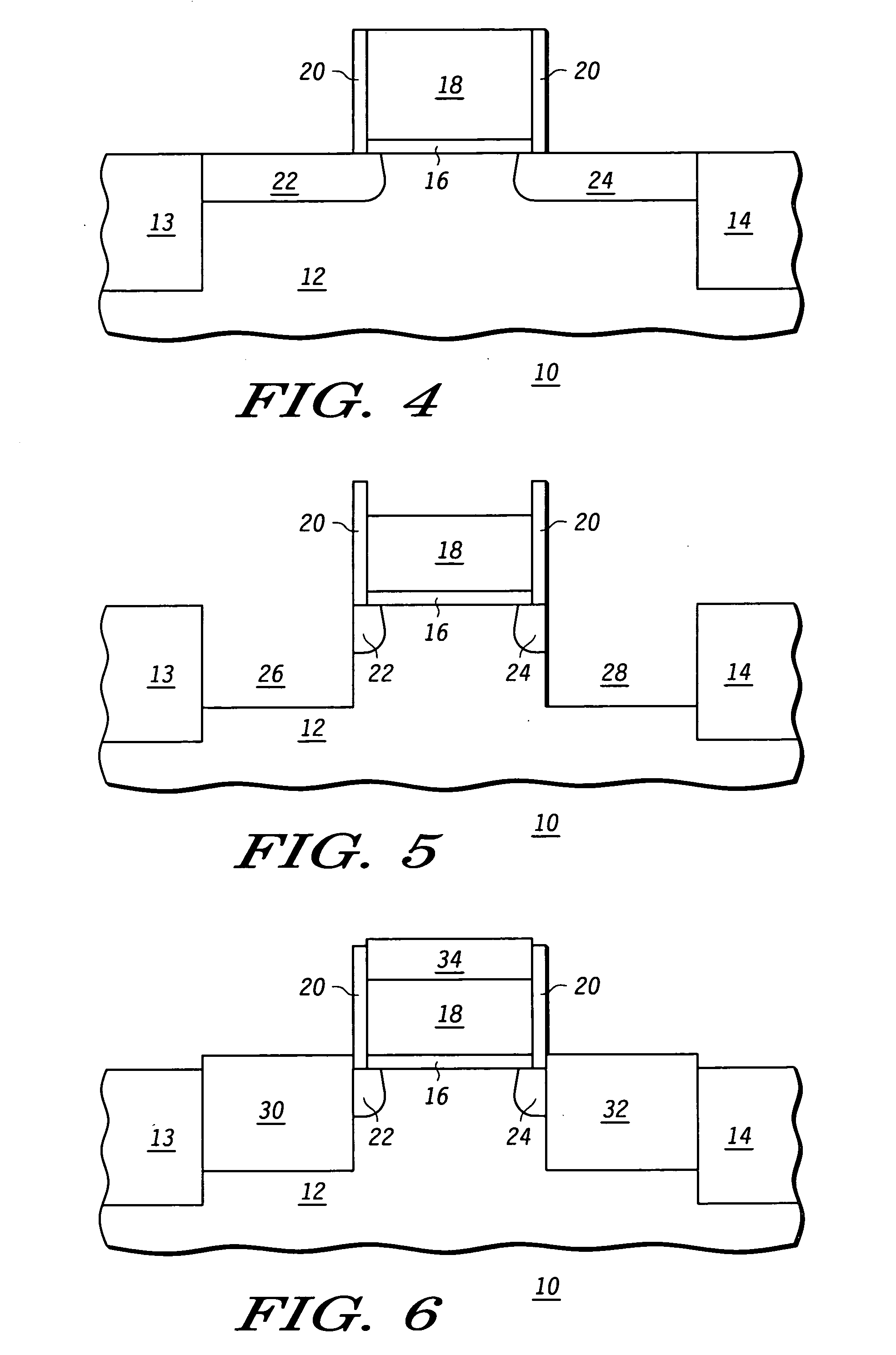 Method for making a semiconductor device with strain enhancement