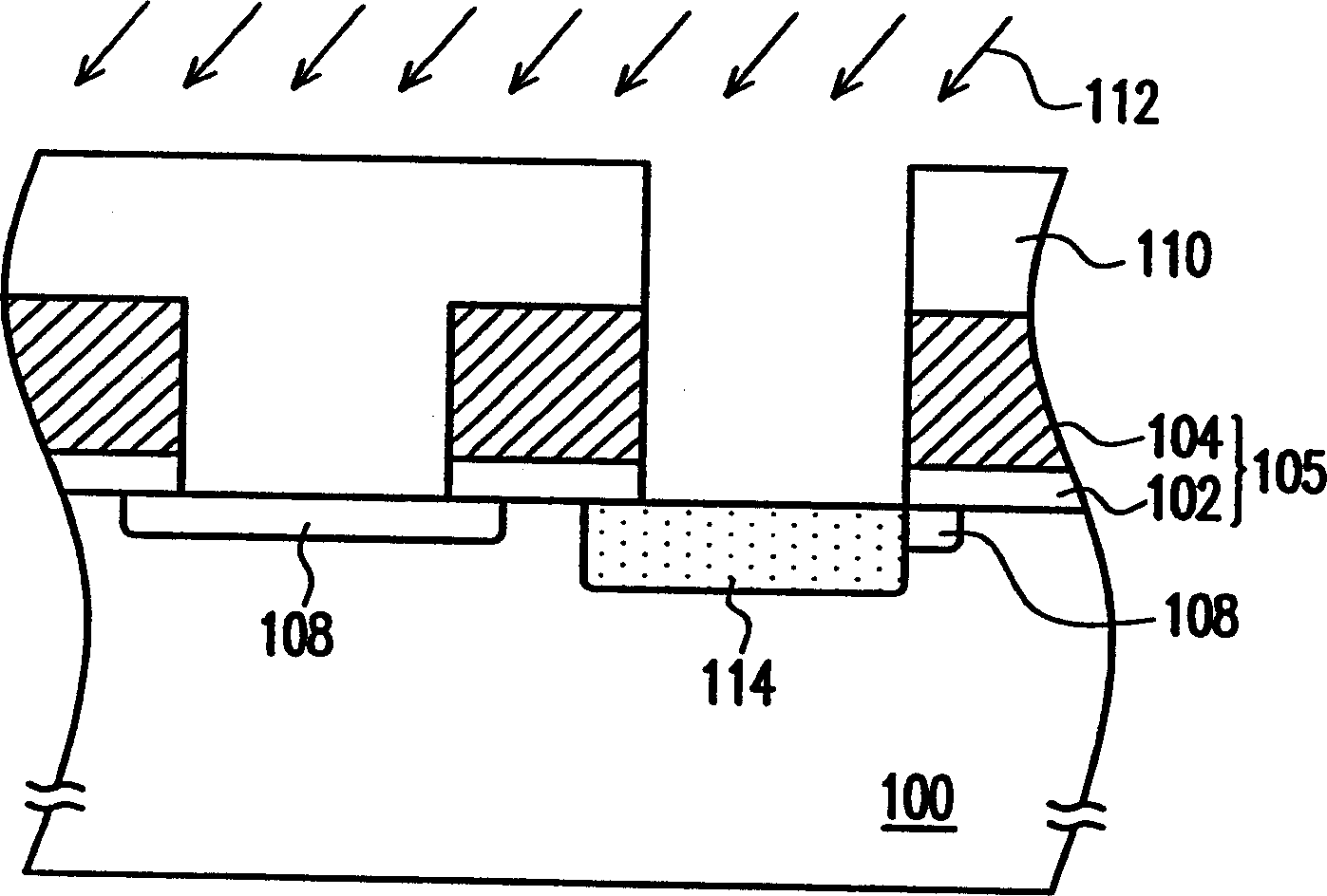 Structure of double-bit cover screen type only-read memory and its making method