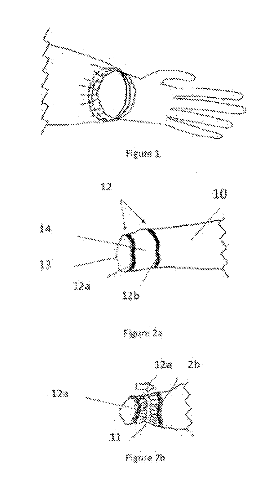 Electrostatic dissipative garment with interchangeable elastic bands