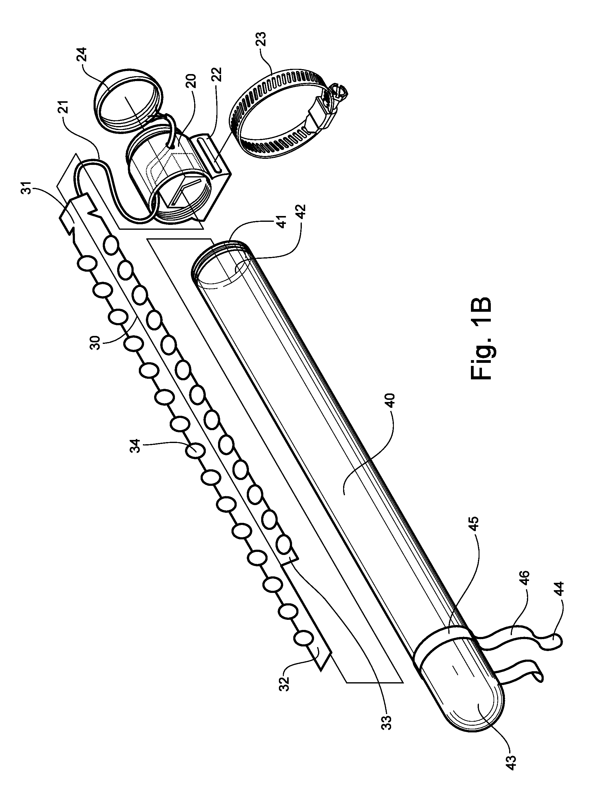 Motorcycle shock light