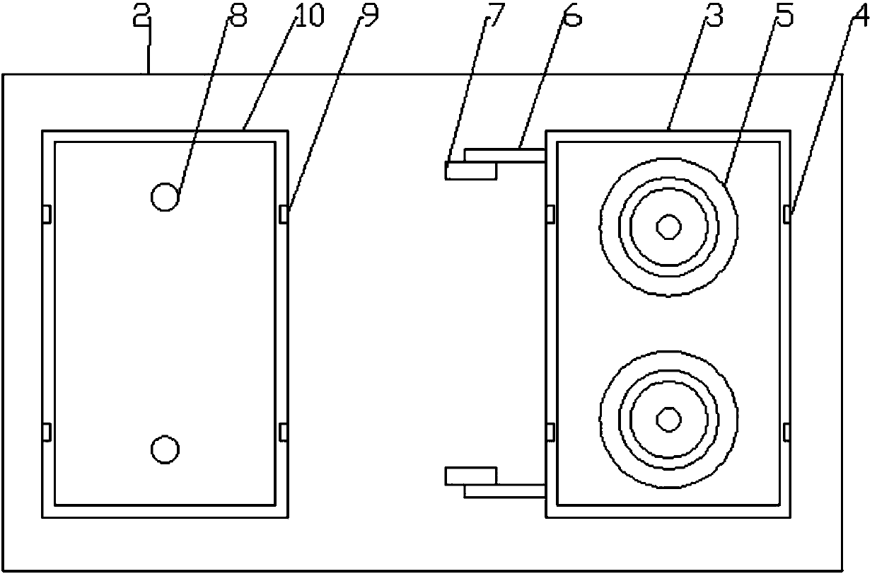 Automobile flywheel casting process and device thereof