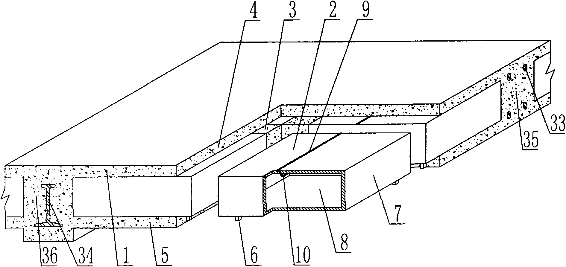 Cast-in-place concrete hollow slab