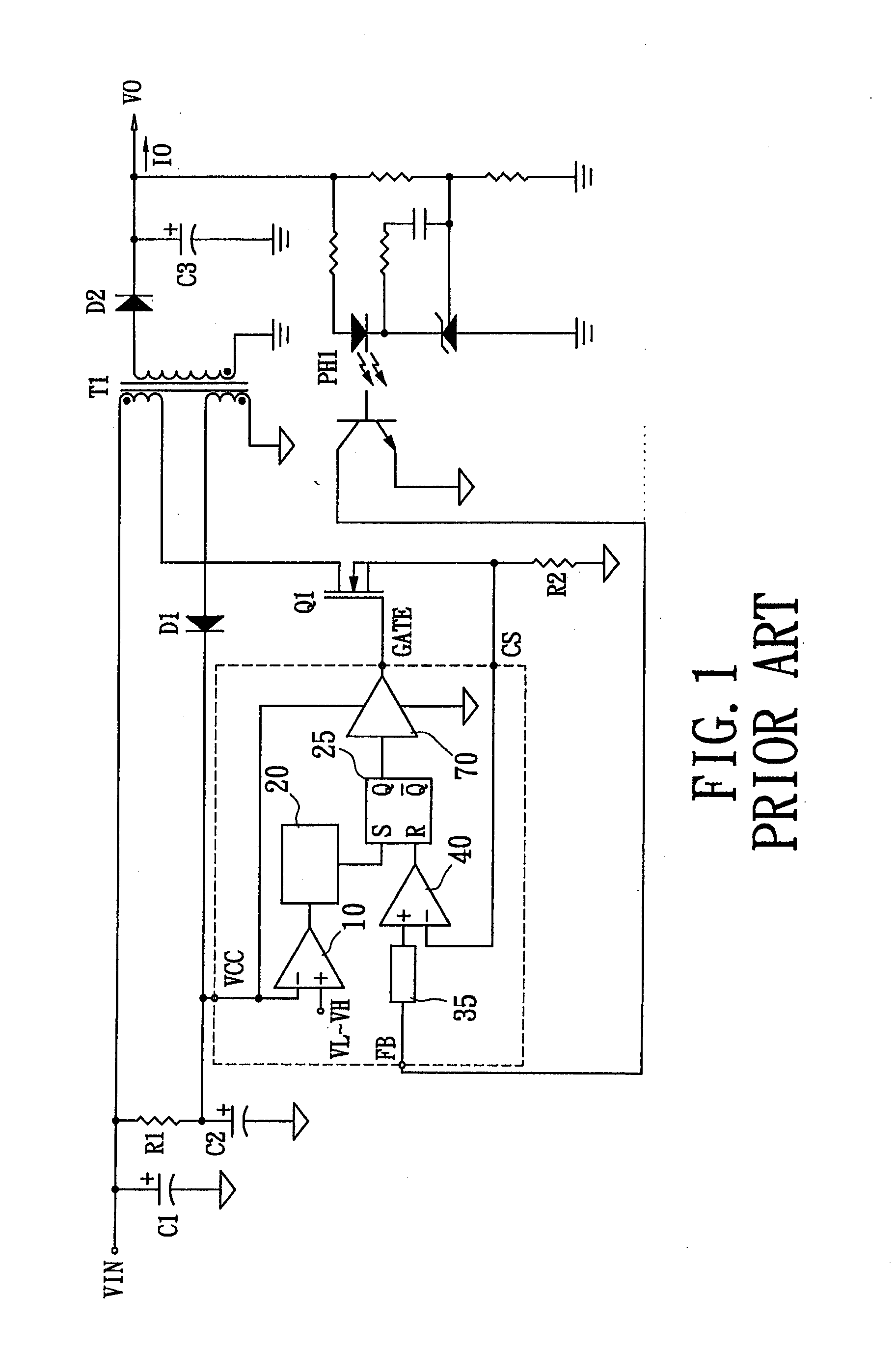 Pwm controller with output current limitation