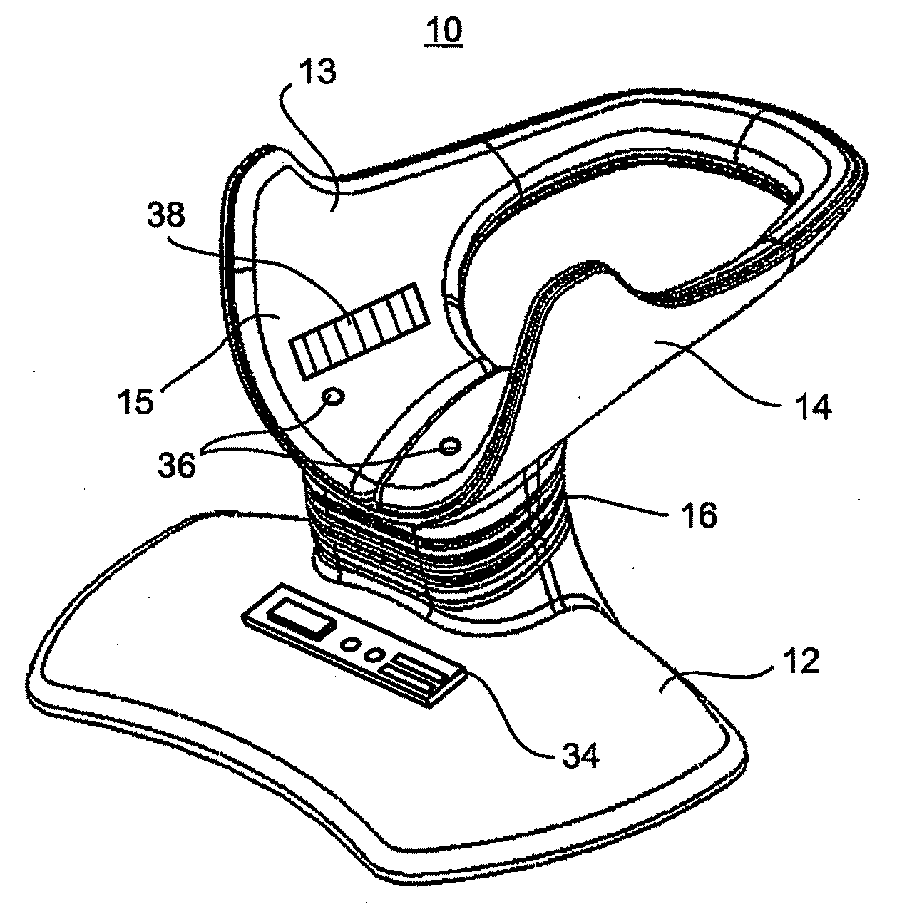 Device and Method for Treating Neck Tension or Neck Injury