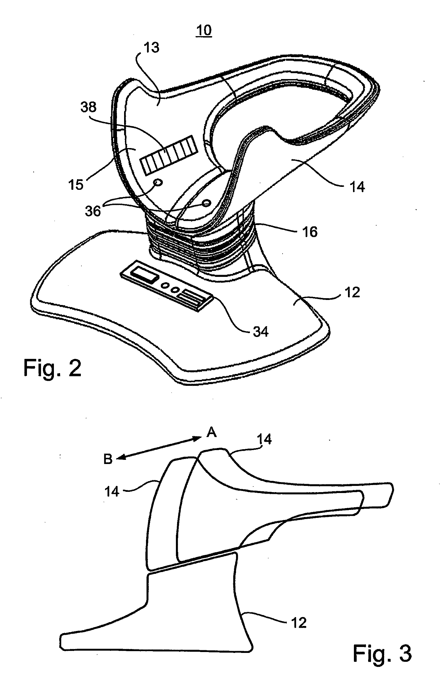 Device and Method for Treating Neck Tension or Neck Injury