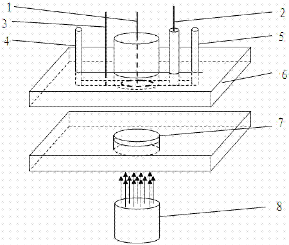 Circulating-type water chemical oxygen demand detection photoelectrochemical sensor