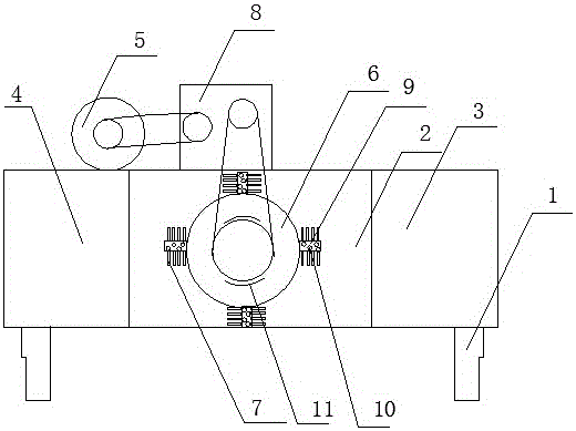 Pulp-separating machine with adjustable rotating speed