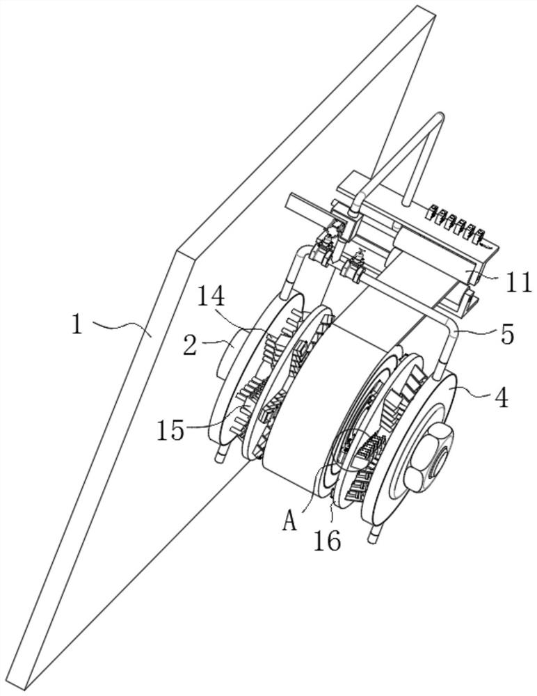 Processing device for iron-based amorphous alloy strip