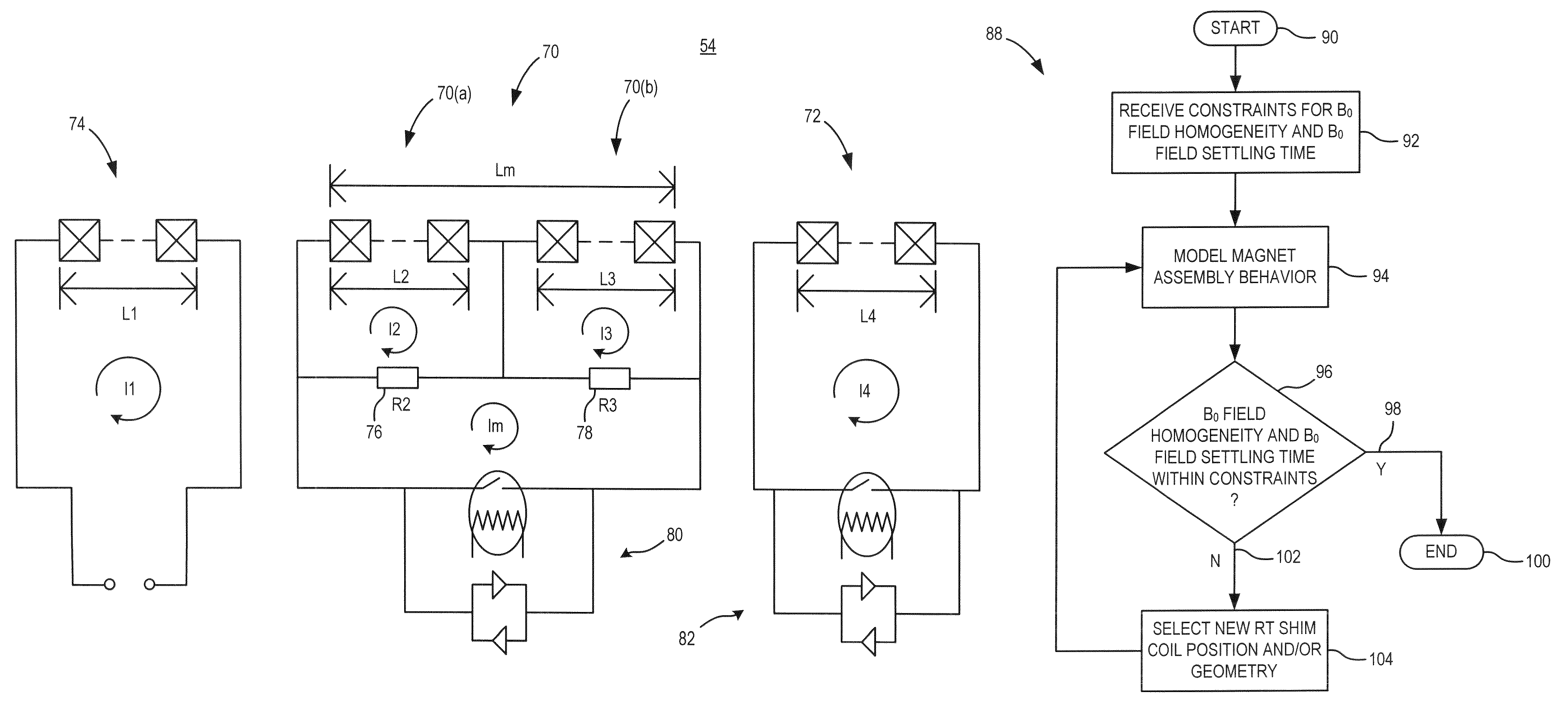 Method of designing a shim coil to reduce field settling time