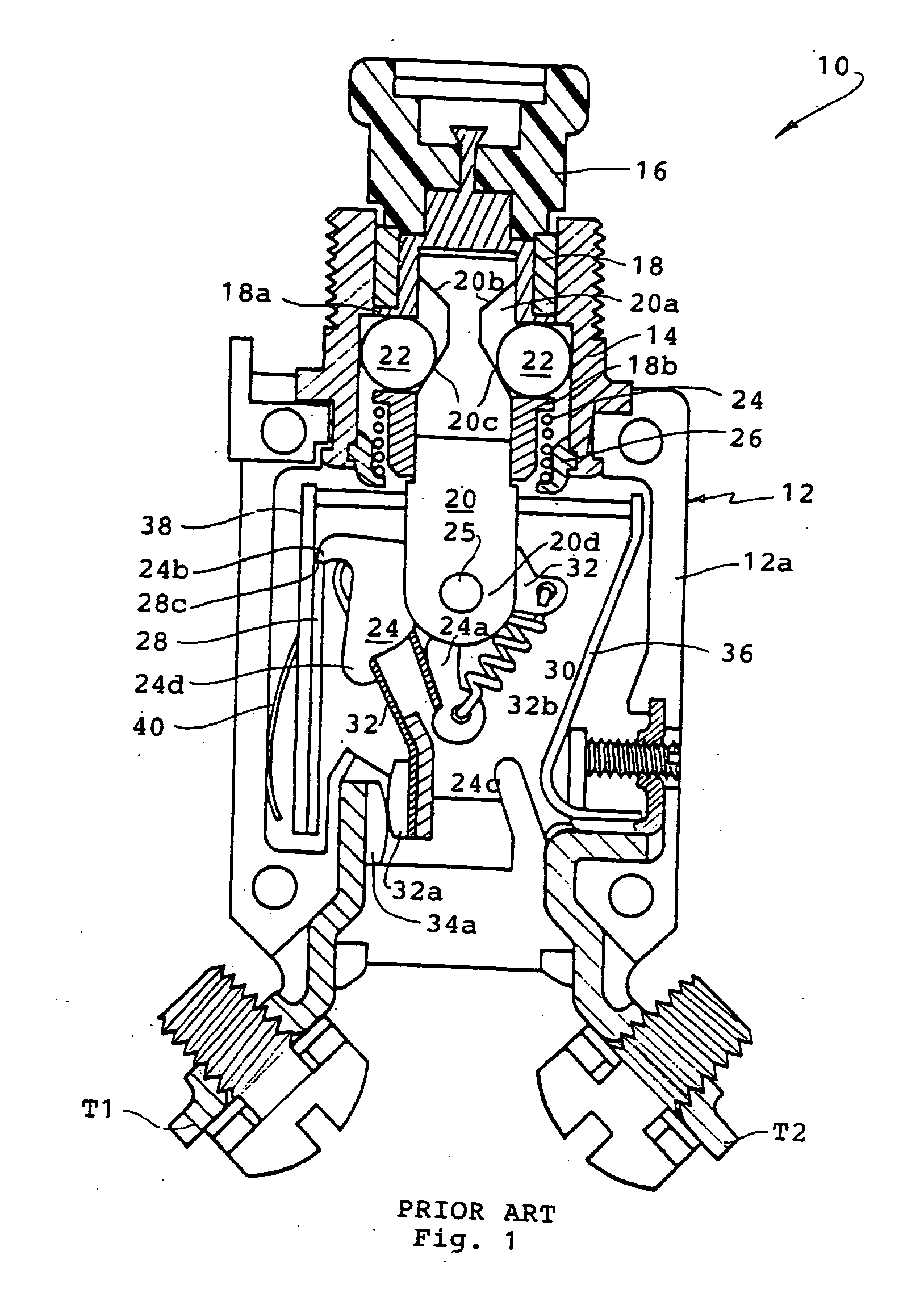 Method for ambient temperature compensating thermostat metal actuated electrical devices having a plurality of current ratings