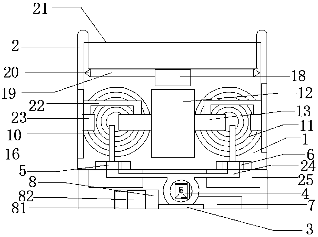 An anti-ribbon edge fluffing device