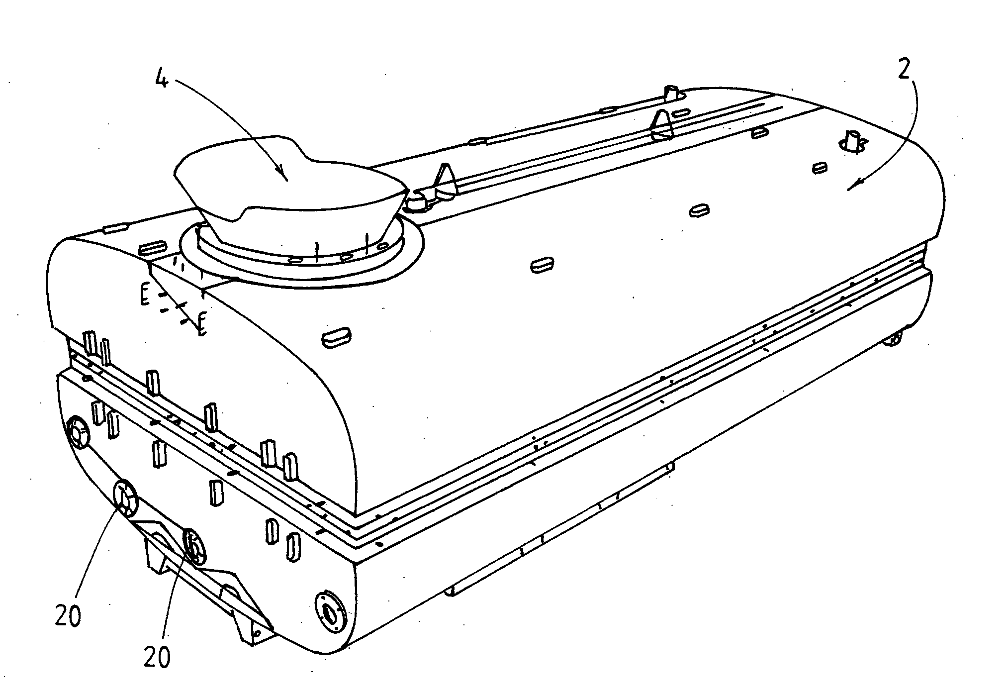 Fluid receiver with one-way check valve at inlet port