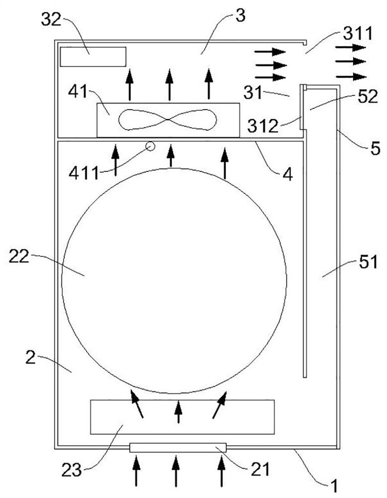 Thermal management system of small hydrogen production equipment