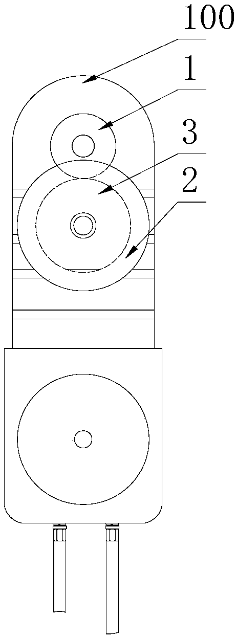 Power take-off device with alarm maintenance function