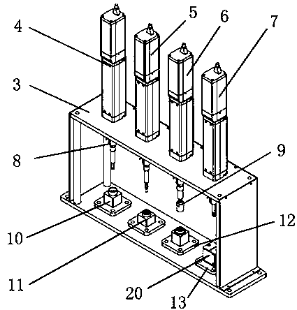 Electric energy gauge seal testing machine