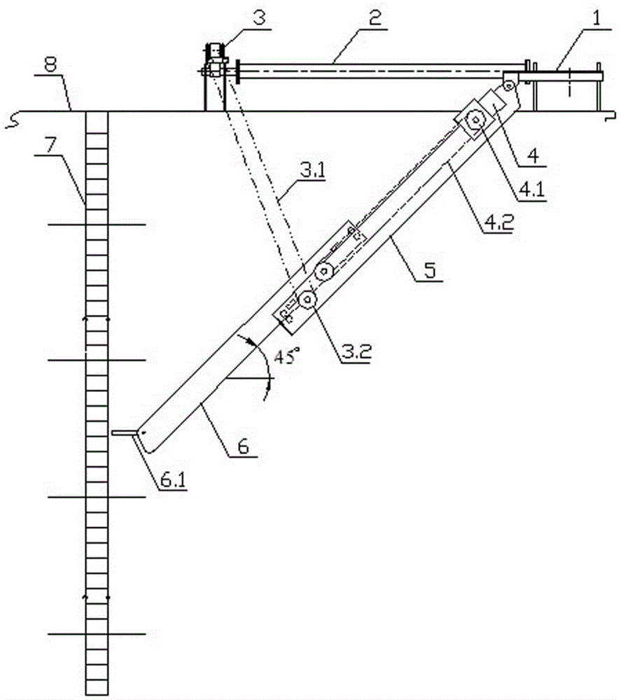 Telescopic pilot gangway ladder