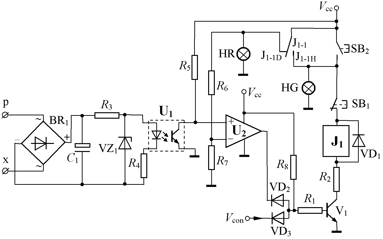 Start-up circuit of high-voltage power supply