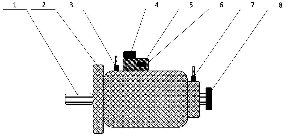 Fault diagnosis processing system and method for EMT automatic transmission of pure electric commercial vehicle