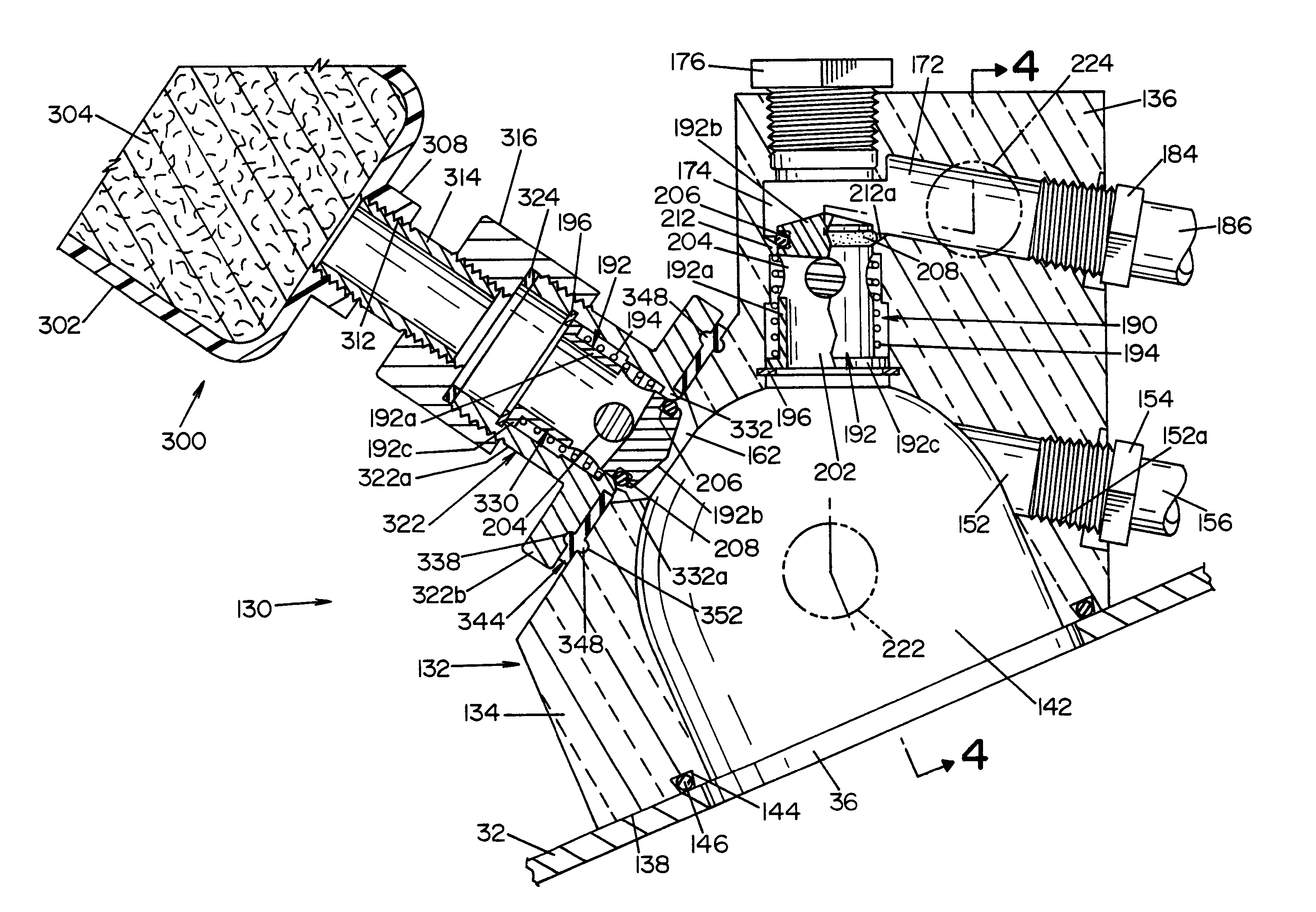 Fluid over-flow/make-up air assembly for reprocessor
