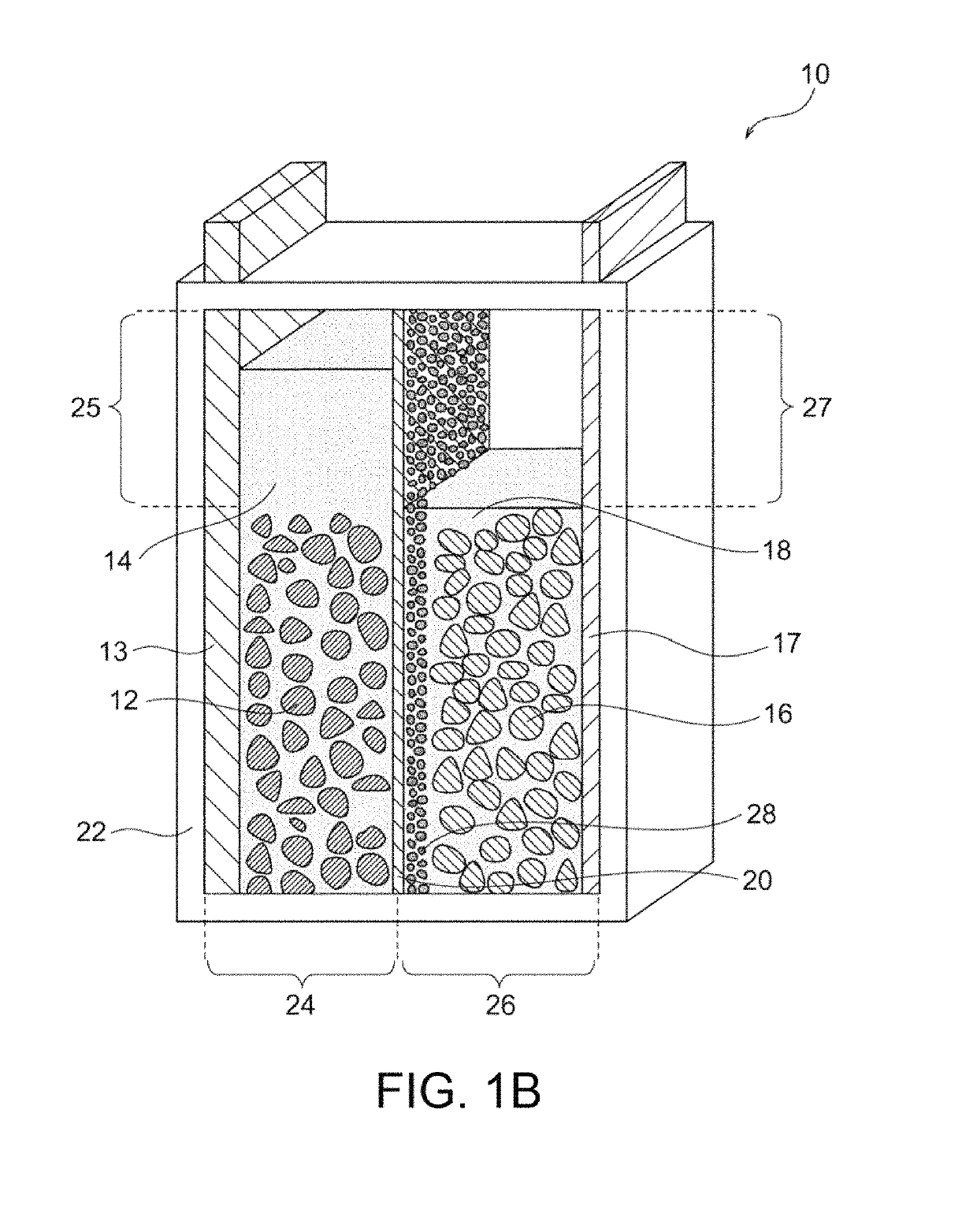 Secondary battery with hydroxide-ion-conducting ceramic separator
