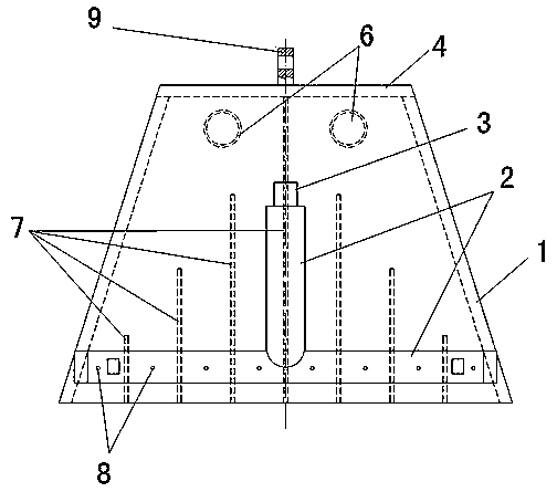 Trailing suction device for dredger