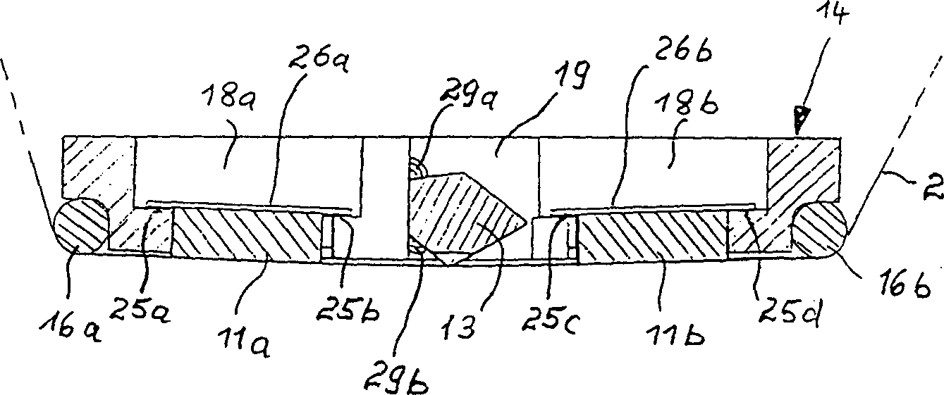 Reading-writing head assembly with multiple magnetic track guided by integrated magnetic tape