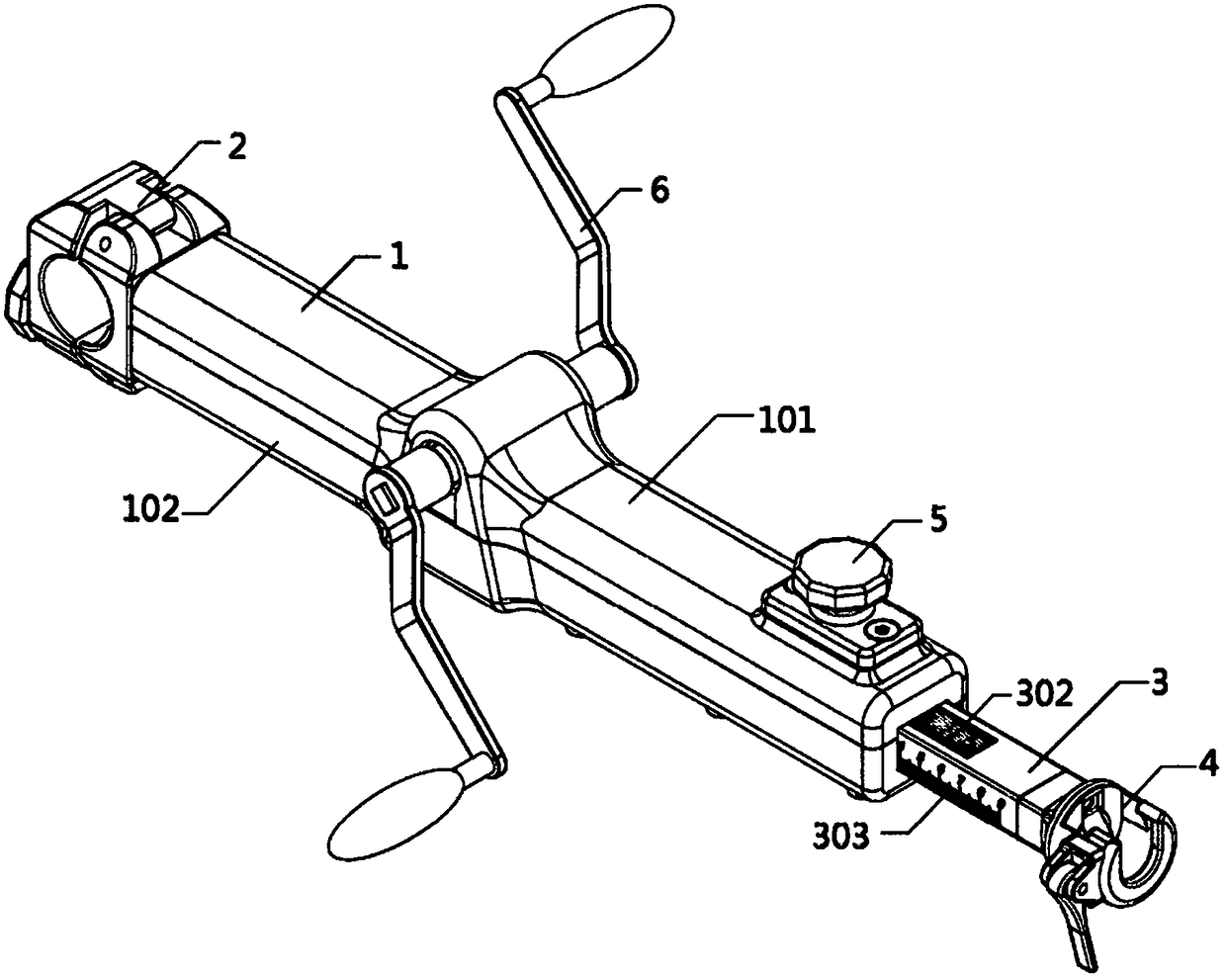 A multifunctional portable distractor for orthopedics