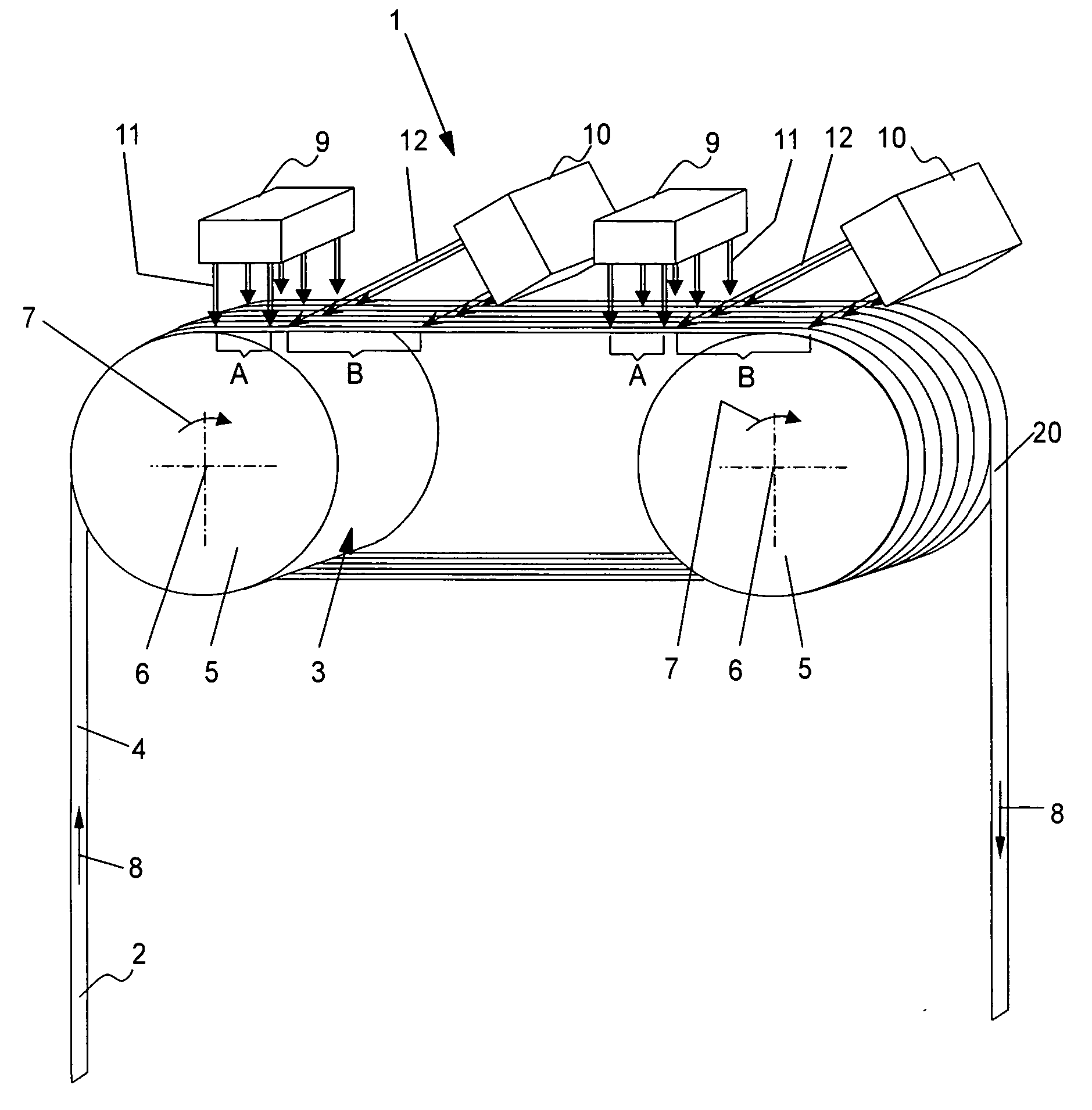 Method and apparatus for producing biaxially oriented thin films
