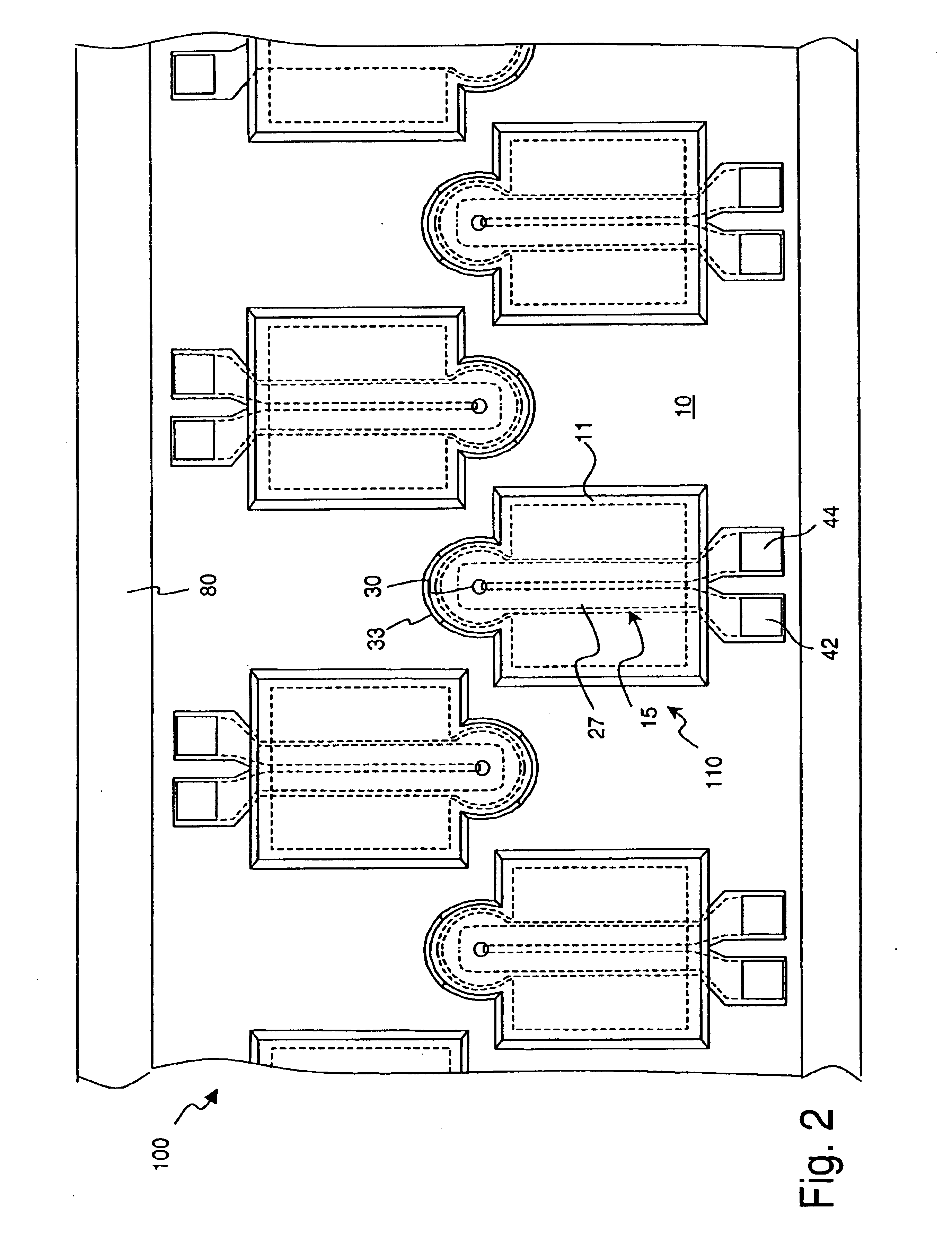 Thermo-mechanical actuator drop-on-demand apparatus and method with multiple drop volumes