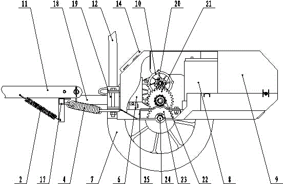 Electronic control gear drive on-membrane copying hill planter