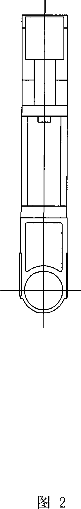 Leveling machine for single beam