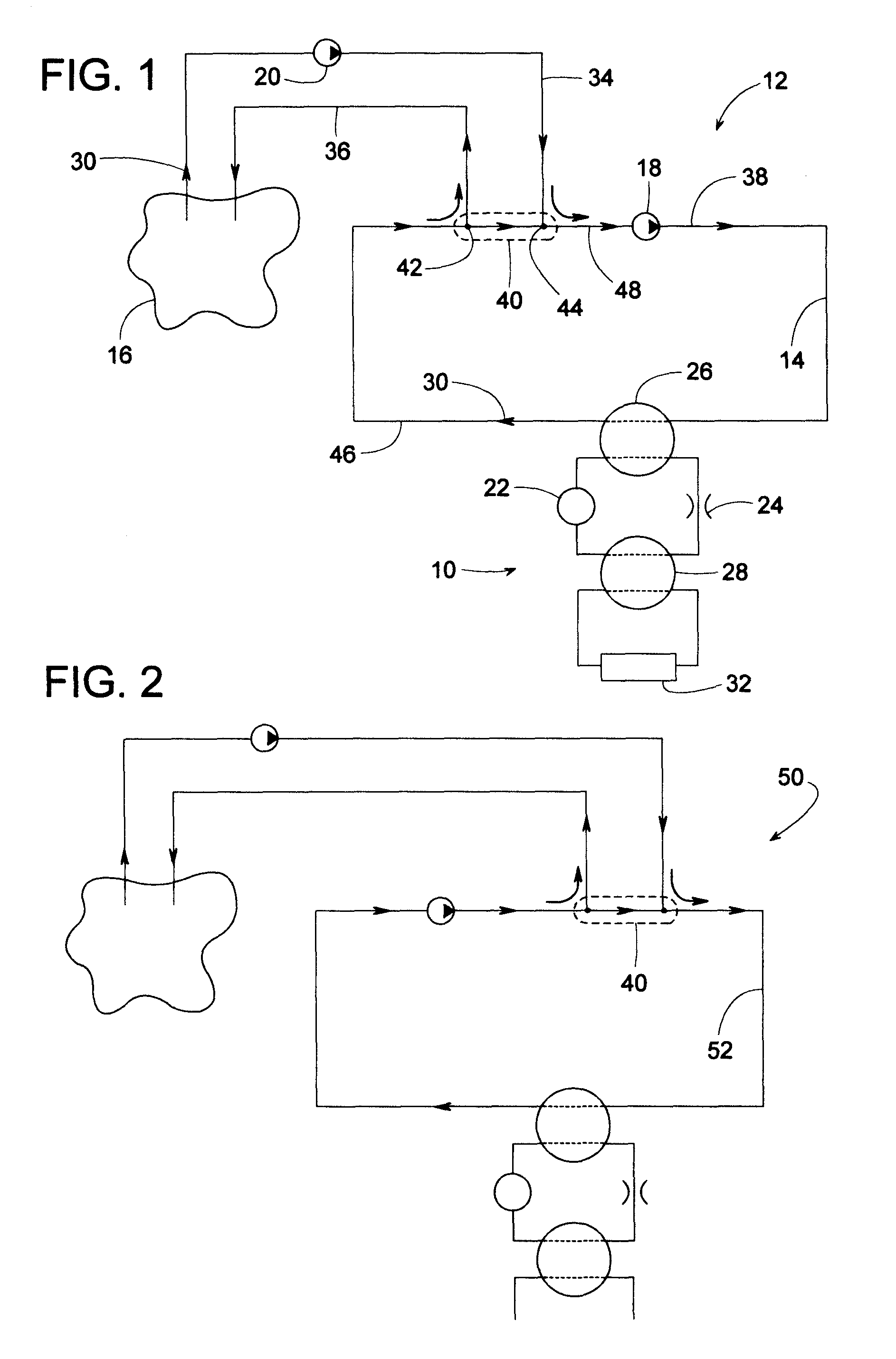 Bi-directional cascade heat pump system