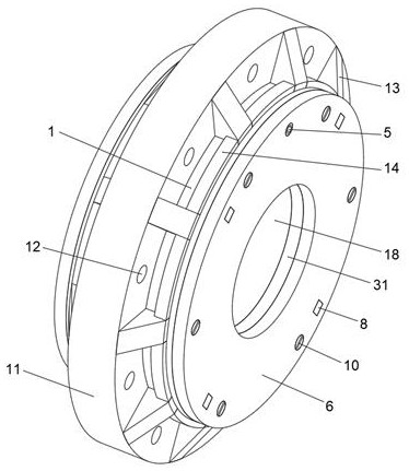 Tapered roller type reinforced bearing