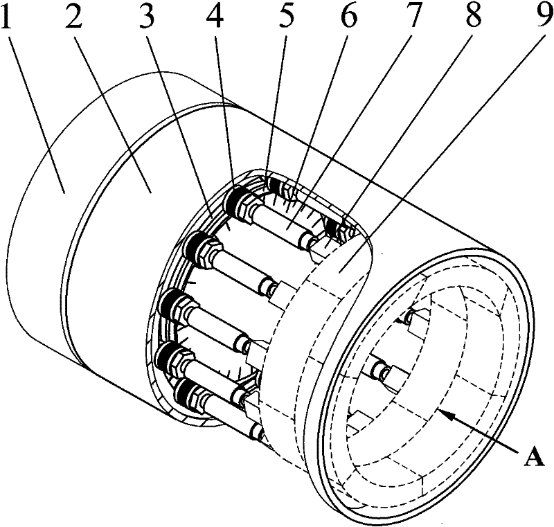 Adjustable propulsion mechanism for soil pressure balance type shield