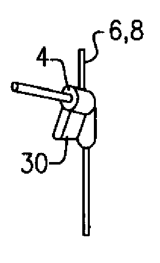 Support structure for airflow temperature sensor and the method of using the same