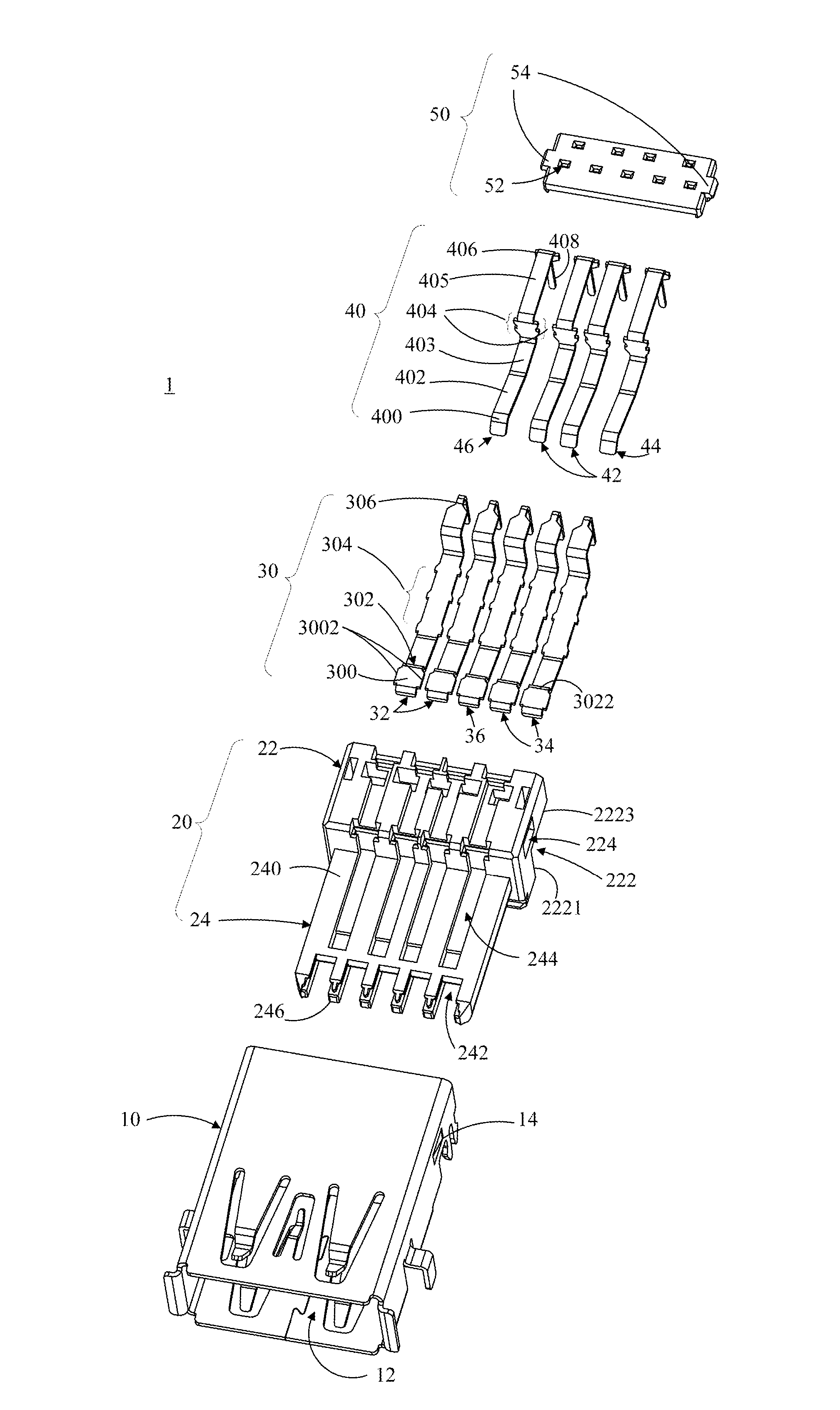 Electrical connector, electronic apparatus using the same, and assembling method of the electrical connector